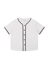 Women's Summer 270g Old Money Button Front Loose Tee