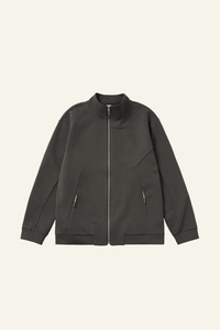 Men's Streetwear Stand Collar Full-Zipper Jacket