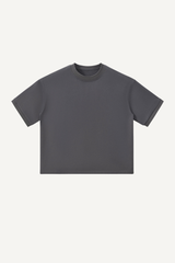 Women's 280g Cropped Oversized Terry Cuff Crewneck Tee