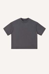 Women's 280g Cropped Oversized Terry Cuff Crewneck Tee