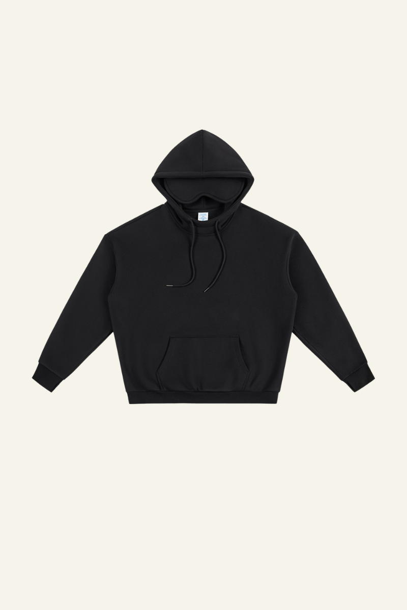 Women's  Eye Mask Version With Fleece-Lined Hoodie.