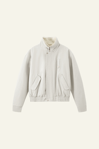 Women's Streetwear Detachable Collar Fleece Stand Jacket