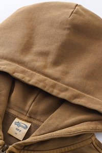 Men's Cotton Streetwear Full Zipper Hooded Jacket