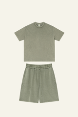 Men's Cotton Streetwear Set:T-Shirt & Short