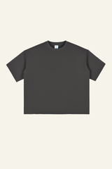 Men's Streetwear Solid Color Raw-Edge Short Sleeve T-Shirt