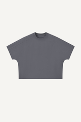 Men's 180g Polyester Cropped Oversized Cooling Tee