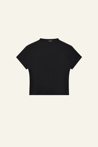 Women's Streetwear  High-neck Slim  Dopamine  T-shirt