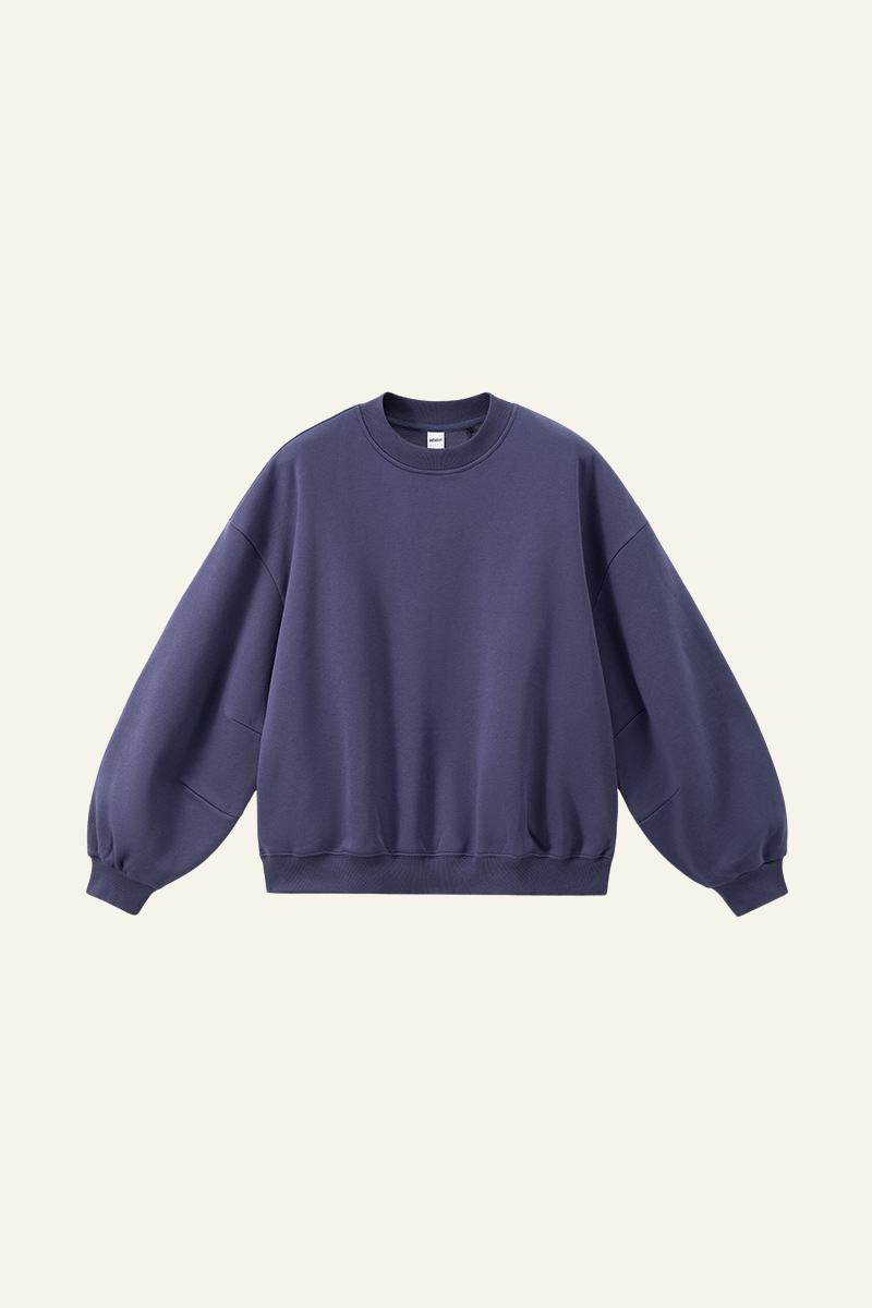 Women's Crewneck Curved Sleeve Pullover