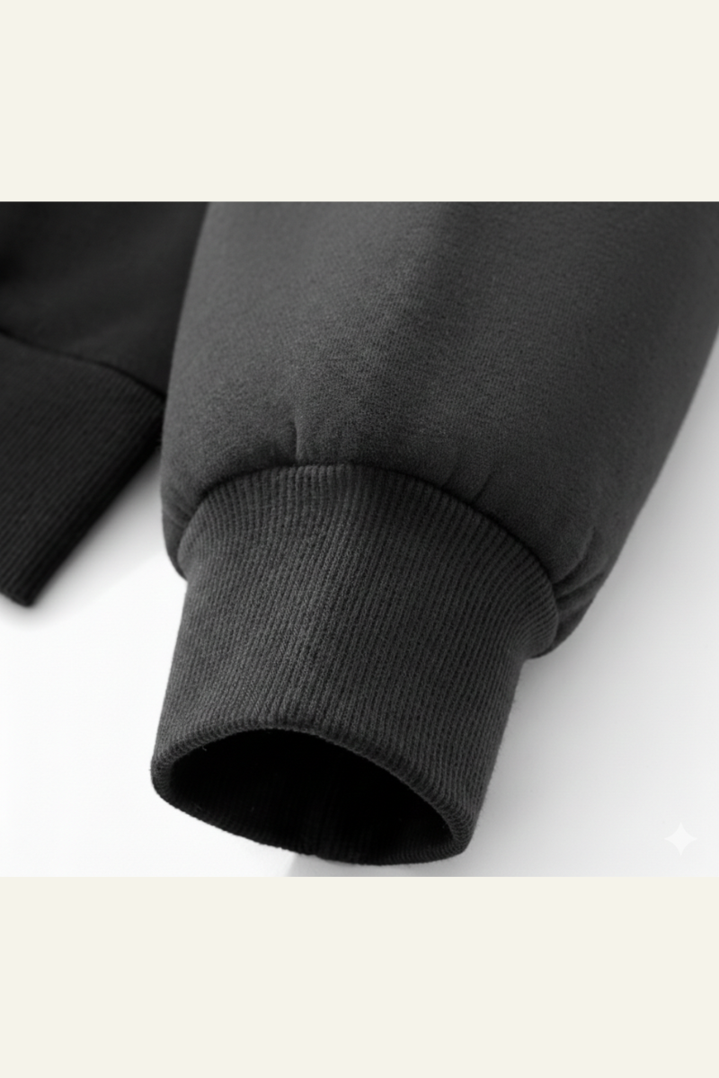 Men's Streetwear Cropped Full Zipper Hooded Jacket