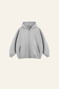 Women's  Streetwear Full Zipper Hooded Jacket