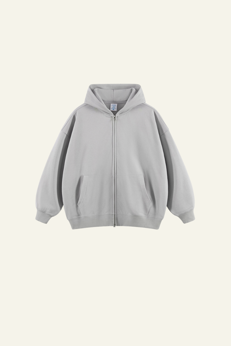 Women's  Streetwear Full Zipper Hooded Jacket