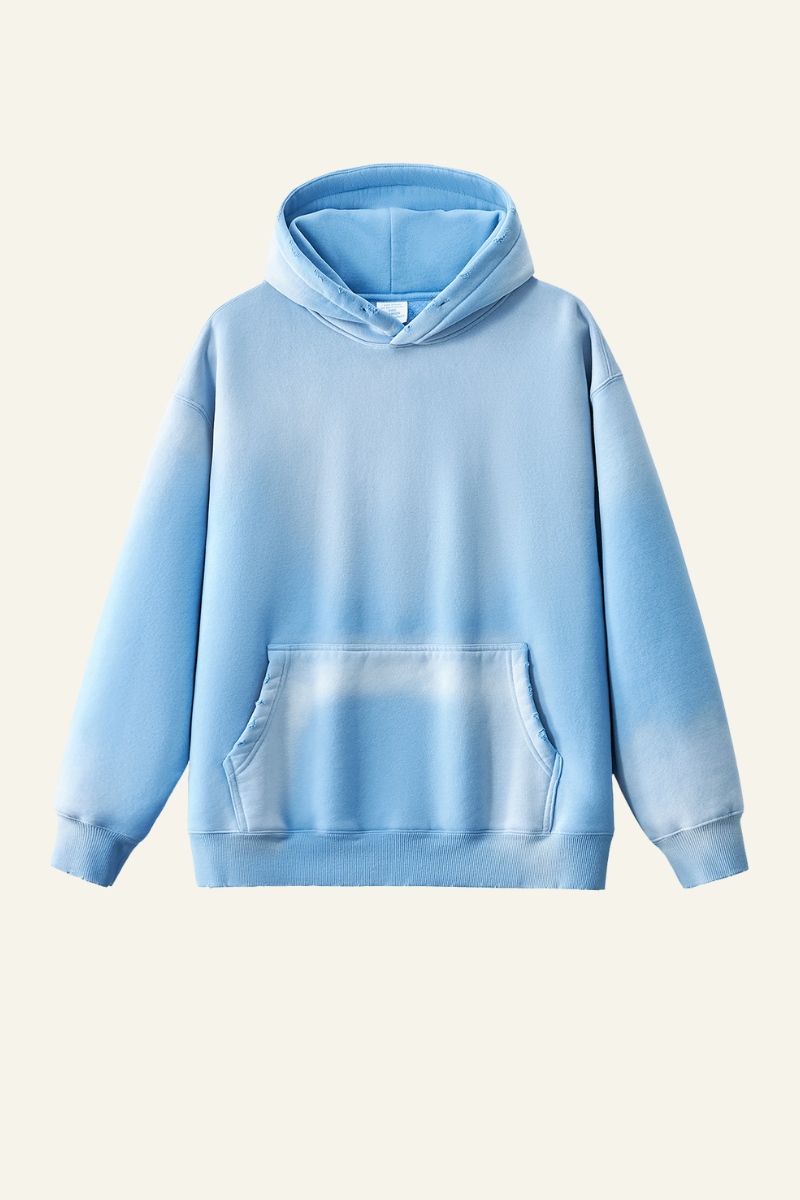 Men's Heavyweight Washed Gradient Hoodie