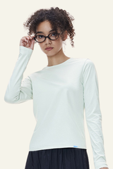 Women's Slim Fit Crew Neck Long Sleeves T-shirt