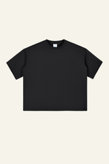 Men's Streetwear Solid Color Raw-Edge Short Sleeve T-Shirt