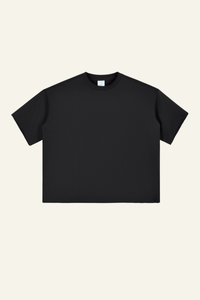 Men's Streetwear Solid Color Raw-Edge Short Sleeve T-Shirt