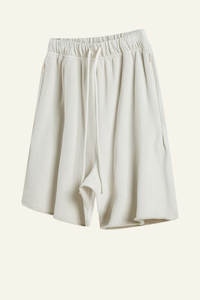 Men's Vintage Washed Cotton Frayed-Hem Shorts