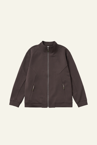 Men's Streetwear Stand Collar Full-Zipper Jacket