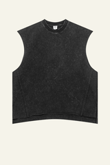 Women's Cotton 270 Heavyweight Washed Side Slit Tank Top