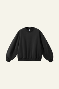 Men's Crewneck Curved Sleeve Pullover