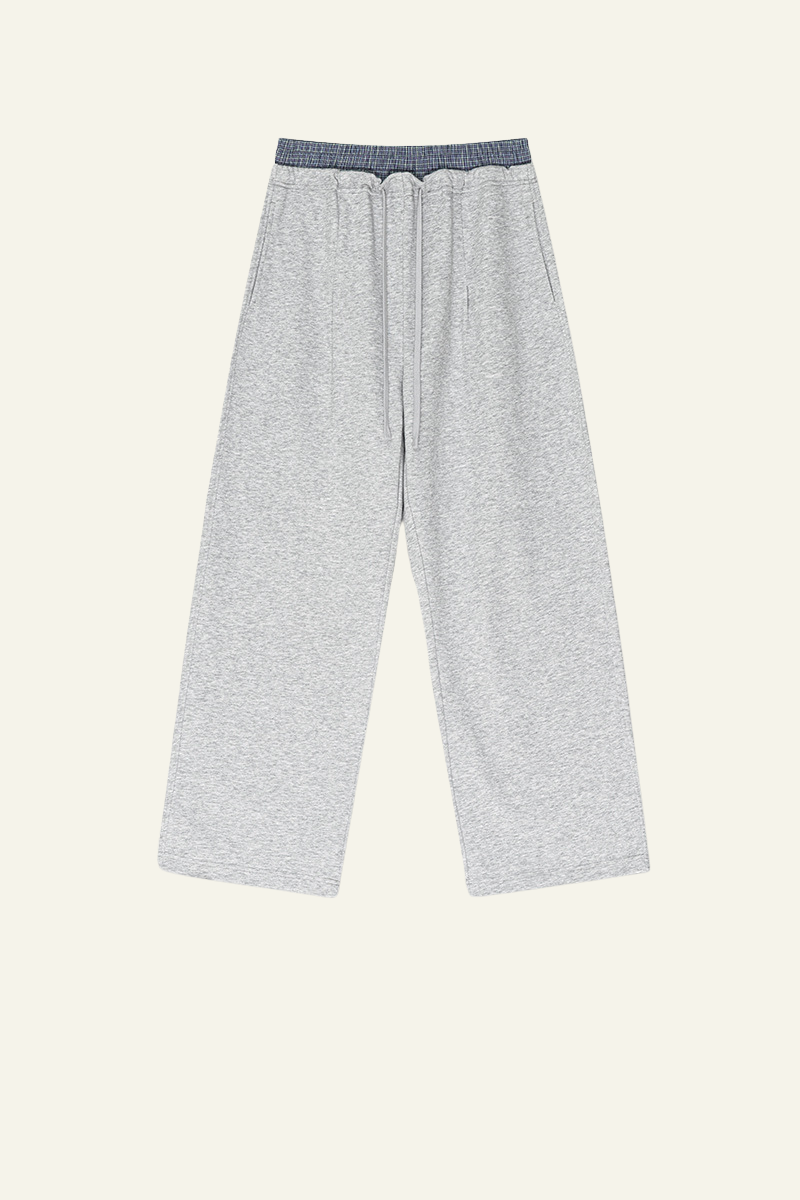 Women's Double-Waistband Straight Leg pants.