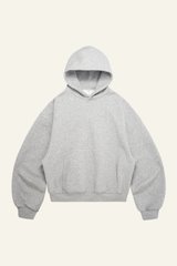 Men's Streetwear Short Curved-Hem  Hoodie