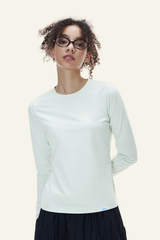 Women's Slim Fit Crew Neck Long Sleeves T-shirt
