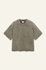 Men's Cotton Streetwear Washed Distressed T-shirt