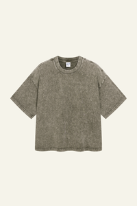 Men's Cotton Streetwear Washed Distressed T-shirt