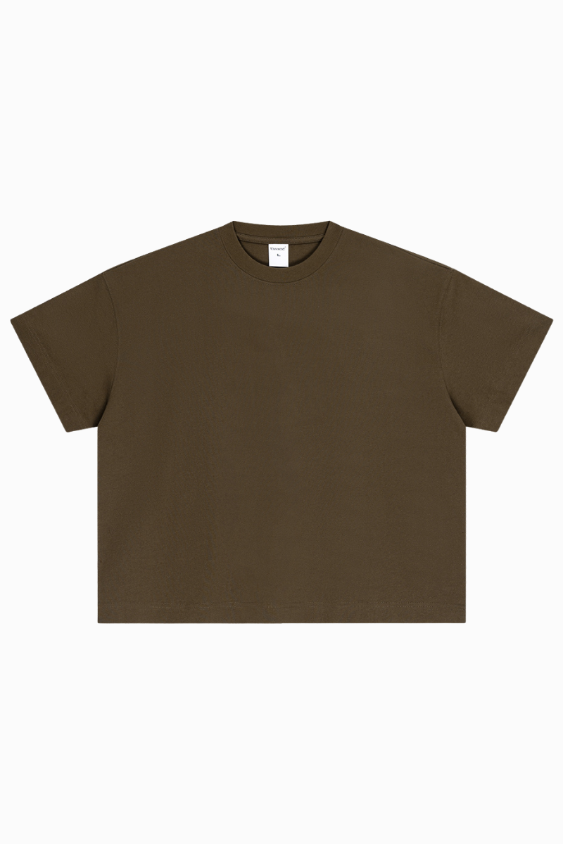 Men's Summer 255g Cotton Crewneck Cooling Boxy Oversized Tee