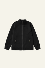 Men's Streetwear Stand Collar Full-Zipper Jacket
