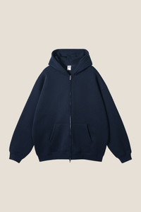 Women's Streetwear 350G Heavyweight Full Zip Hooded Jacket