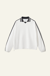 Men's Streetwear Cotton Striped Color-Block Sweatshirts