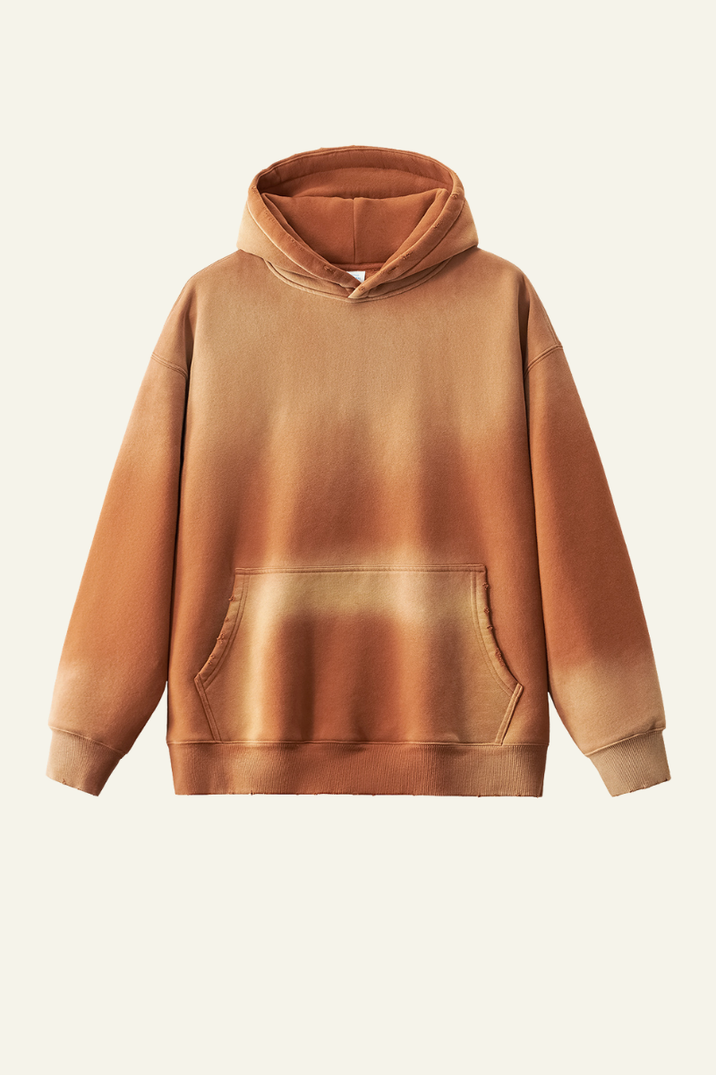 Men's Heavyweight Washed Gradient Hoodie