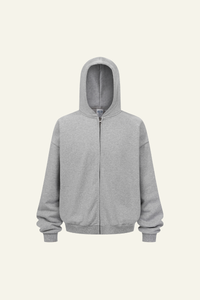 Women's Streetwear Full Zipper Hooded Jacket