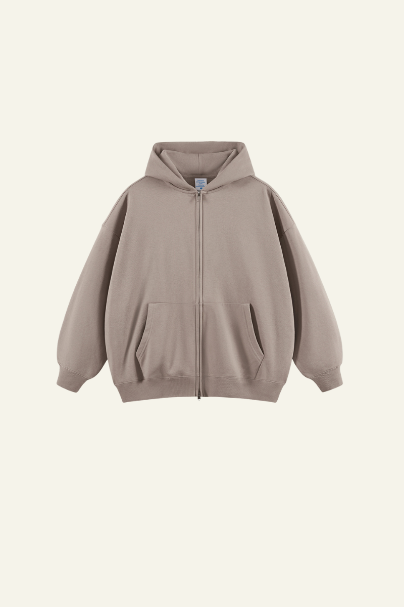 Men's Streetwear Full Zipper Hooded Jacket