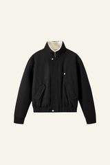 Men's Streetwear Detachable Collar Fleece Stand Jacket