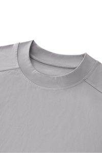 Men's 180g Polyester Cropped Oversized Cooling Tee