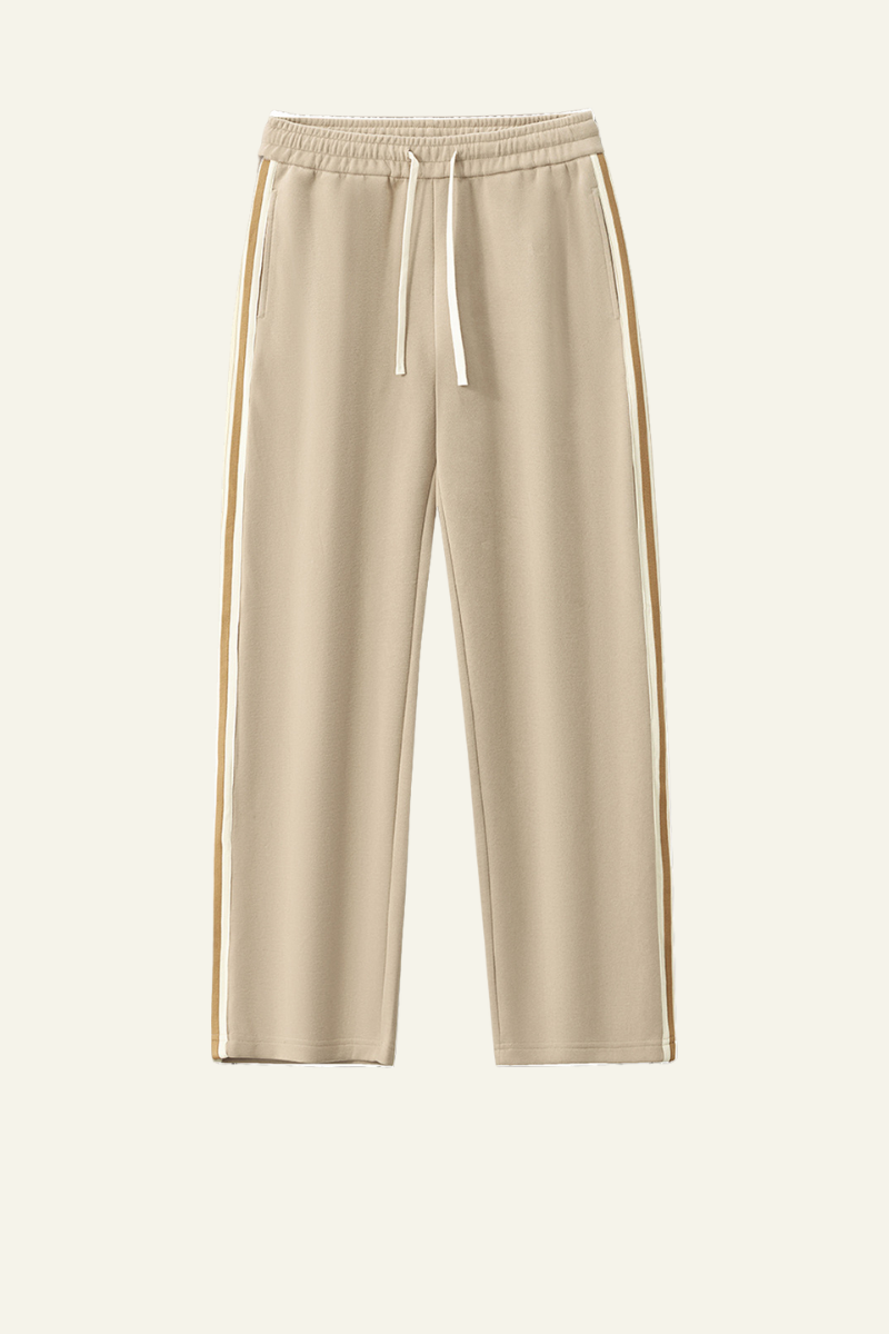 Unisex  Side Stripe Loose-Fitting Wide-leg Pants
