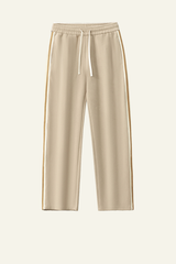 Unisex  Side Stripe Loose-Fitting Wide-leg Pants