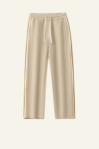 Unisex  Side Stripe Loose-Fitting Wide-leg Pants