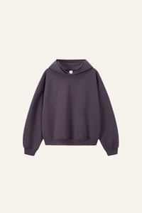Men's Streetwear Short Loose-fitting Drop Shoulders Hoodie