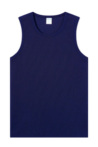 Women's Summer 430g Heavy Ribbed Solid Sleeveless Tank