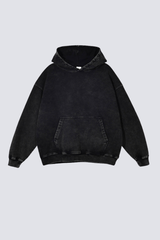 Women's 420g Heavy Cotton Washed Distressed Hoodie