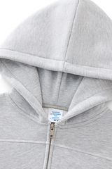 Men's Streetwear Contrast Stitch Hooded Jacket