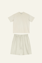 Men's Cotton Streetwear Set:T-Shirt & Short