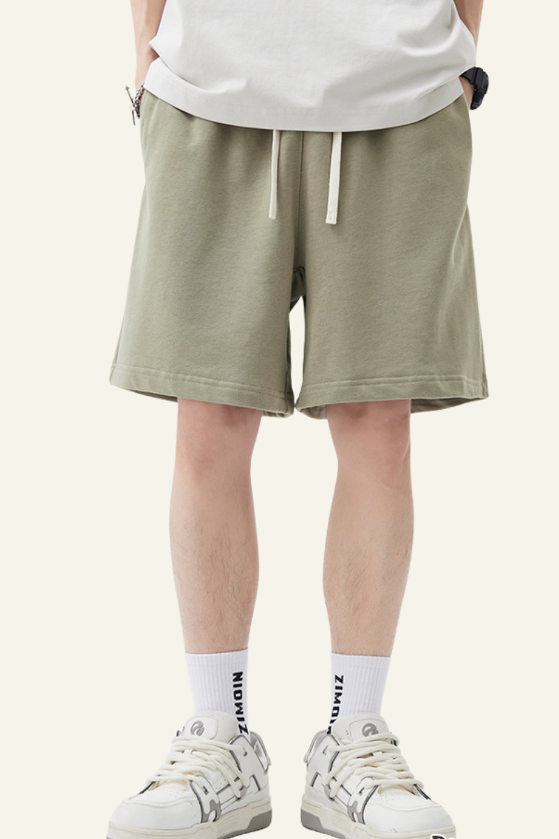 Men's Drawstring Loose-fitting Athletic Shorts.
