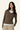 Women V-Neck Layered Long-Sleeve Knit T-Shirt