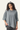 Women's  Cotton Frayed Streetwear Washed T-Shirt