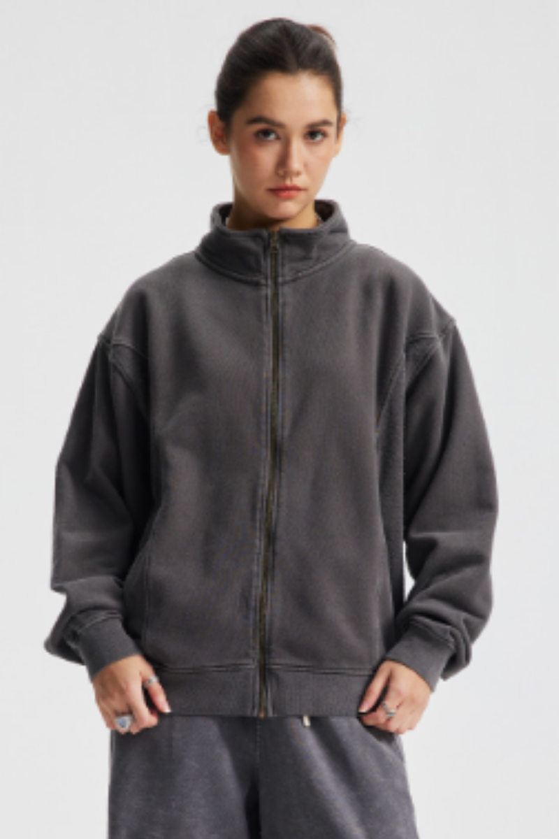 Men/Women's unisex stand-up collar casual jacket for couples