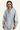 Pure color terry cloth hooded zip-up sweatshirt.
